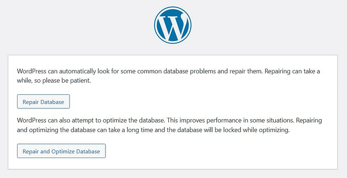 WordPress-Repair-Database