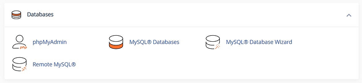 cPanel-Databases