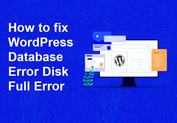 WordPress Database Error Disk Full