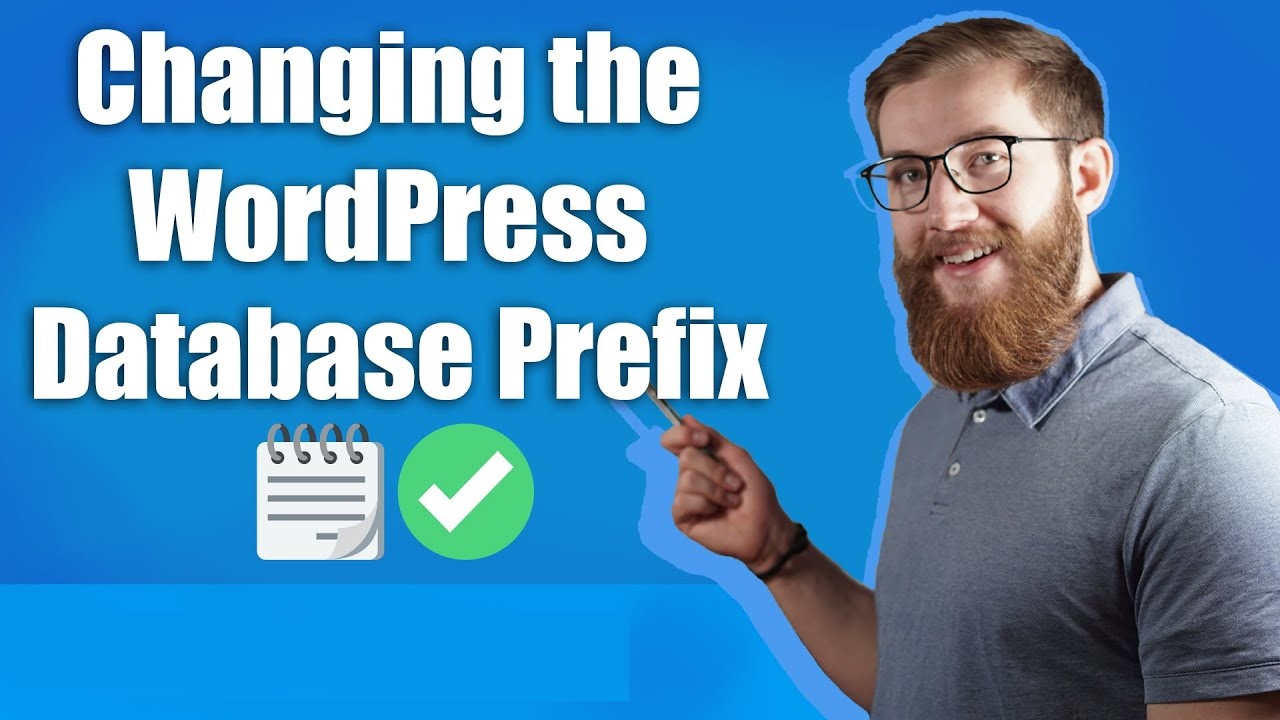 how to fix WordPress Database Prefix